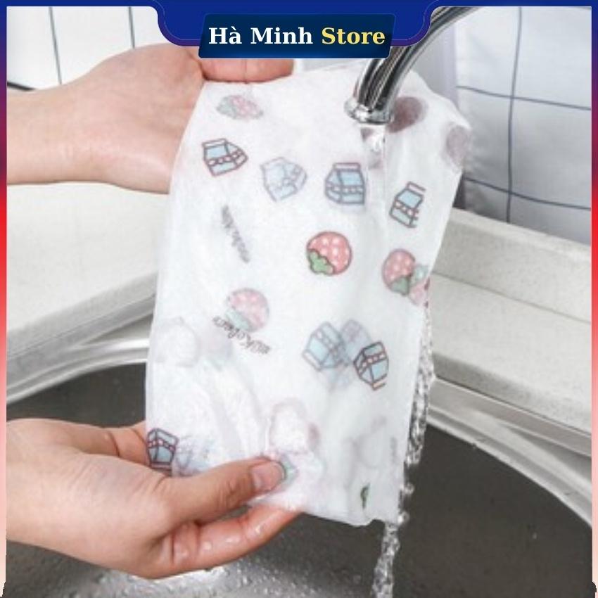 Giấy Lau Bếp Đa Năng Thấm Nước Mềm Mại Siêu Dai, Lau Sạch Dầu Mỡ, Có Thể Tái Sử Dụng - Cuộn Giấy Lau Nhà Bếp Nhật