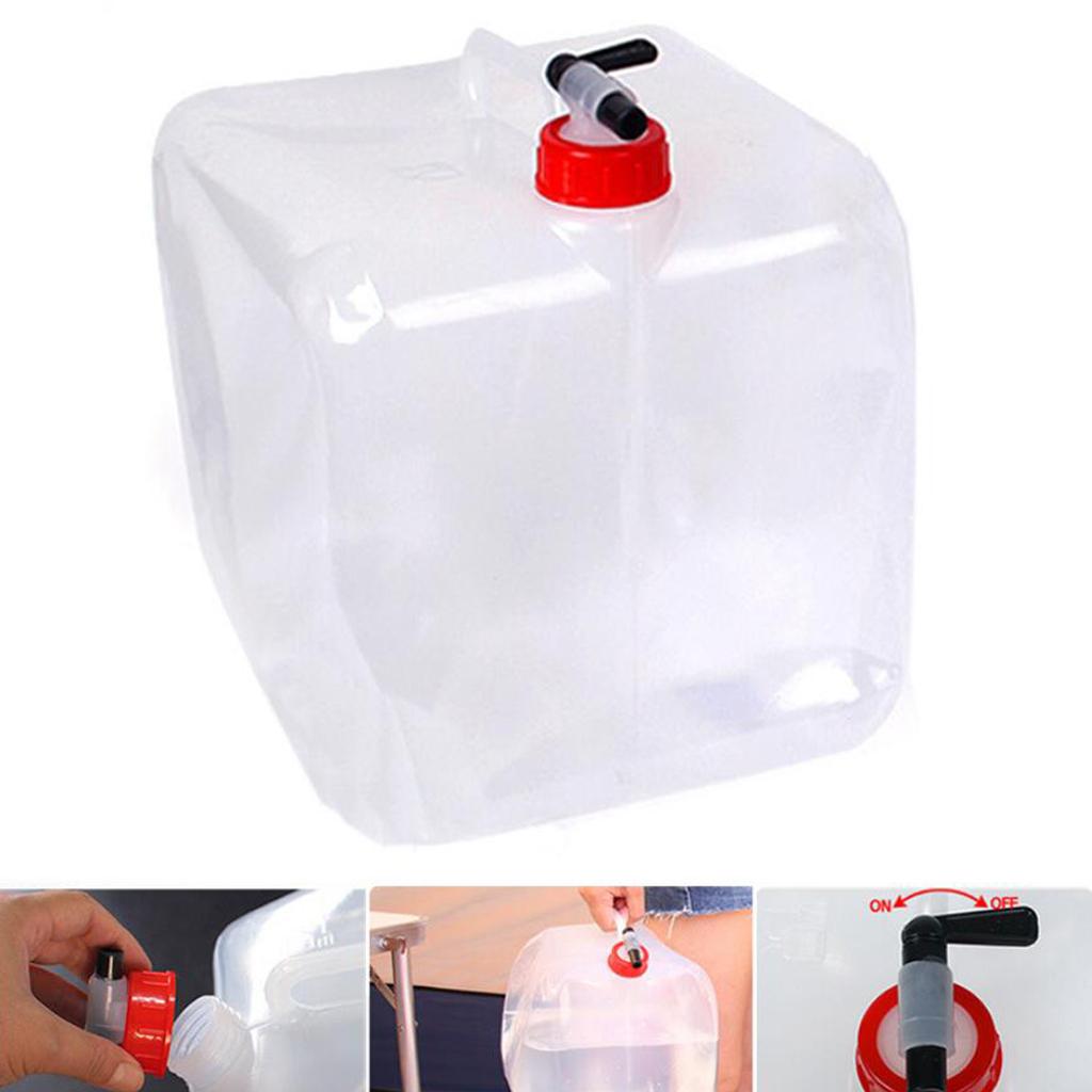 Drinking Water Pot Folding Water Bucket Bottle for Outdoor 10L