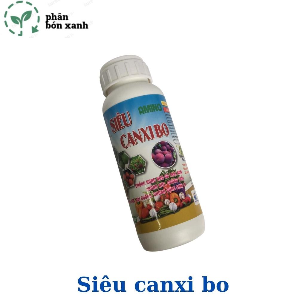 CANXI BO phân bón chống nứt, chống thối, rụng hoa và trái non, dai cuống cứng vỏ