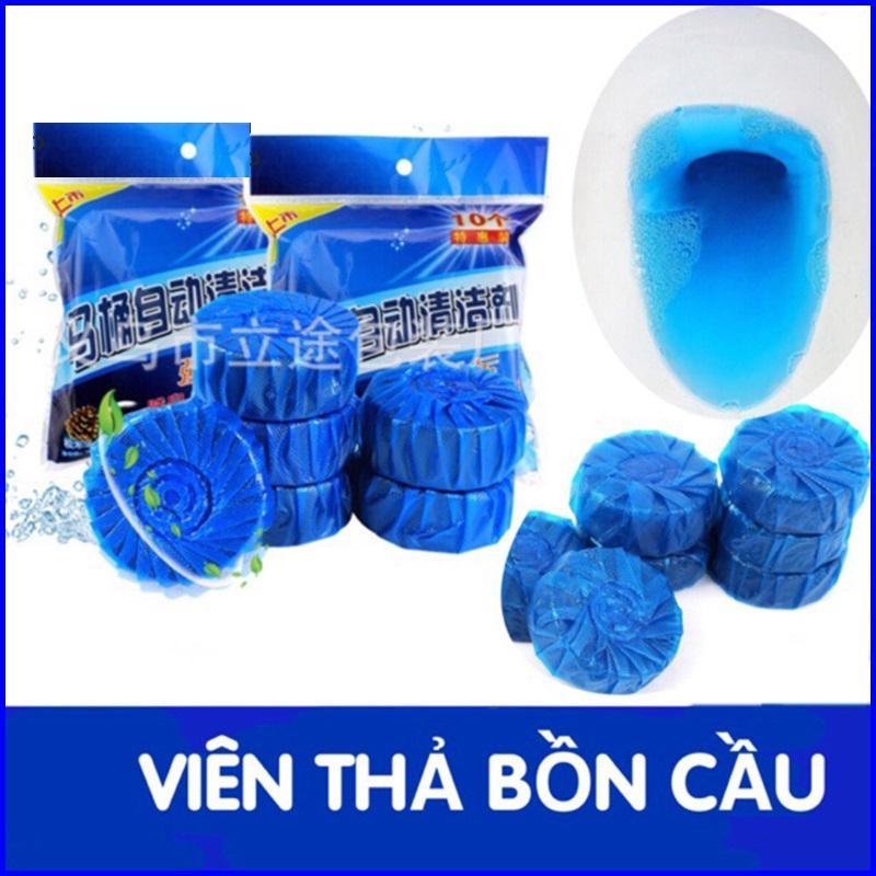 Bộ 40 viên tẩy vệ sinh bồn cầu - Viên thả bồn cầu tẩy sạch Diệt khuẩn vết bẩn ở toilet