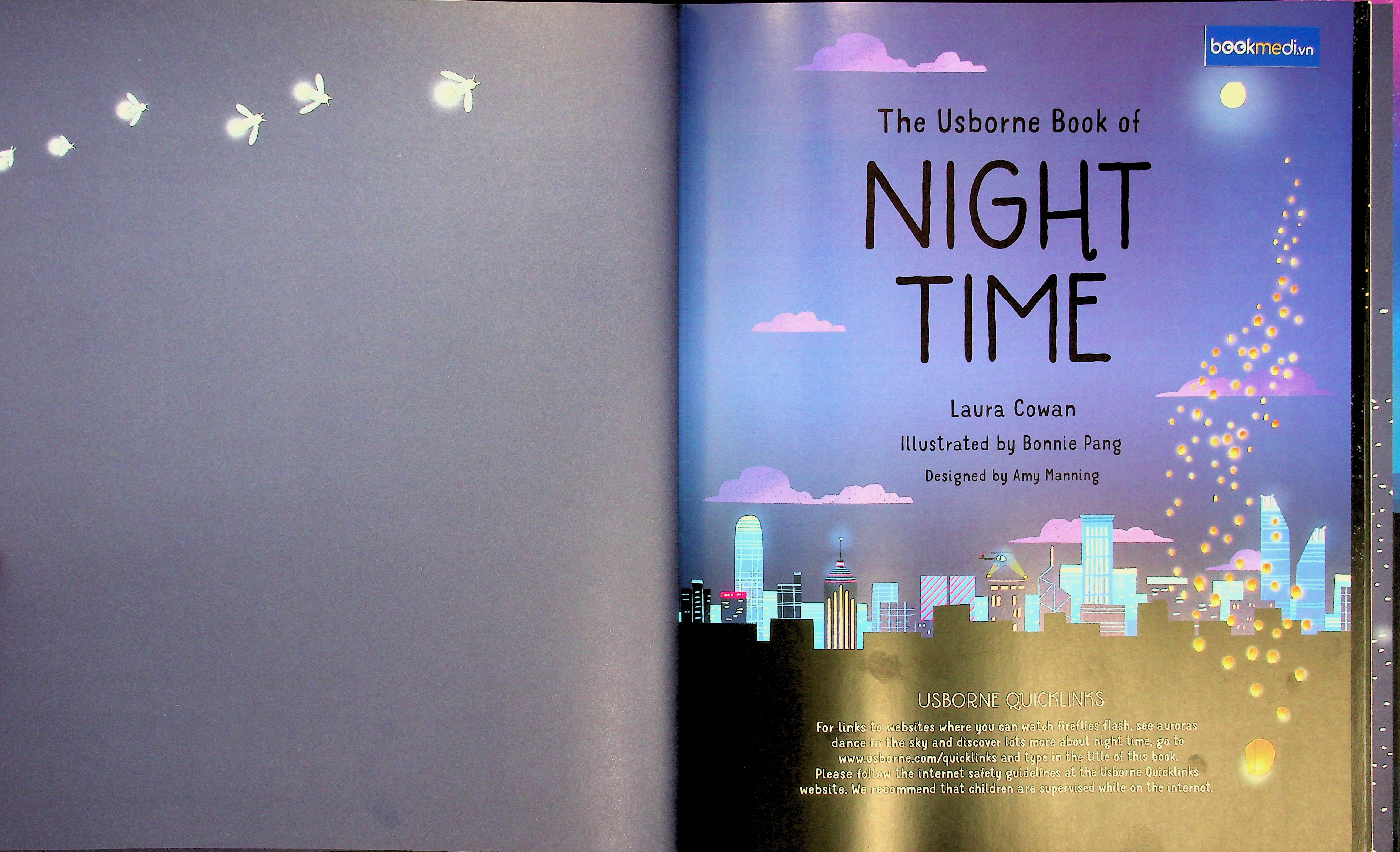 Hình ảnh SÁCH TIẾNG ANH CHO BÉ - The Usborne Book of Night Time