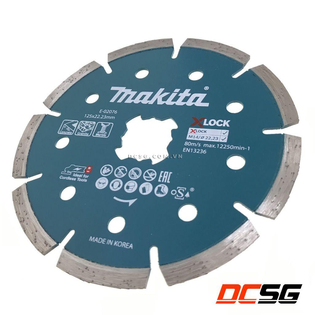 Hình ảnh Lưỡi cắt kim cương X-Lock 125mm Makita E-02076