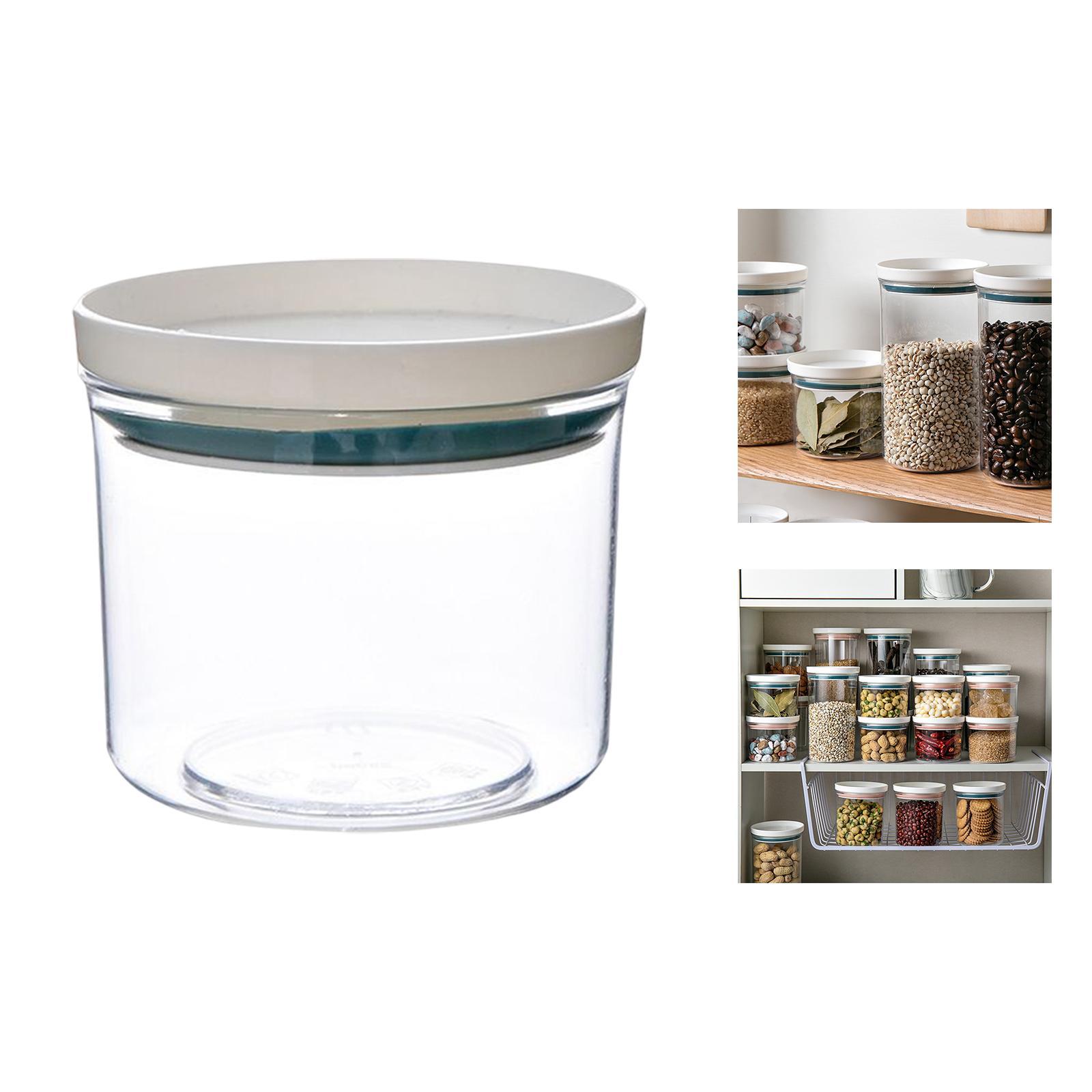 Storage Jar with Airtight Lids Clear Jar Food Storage Jar for Tea