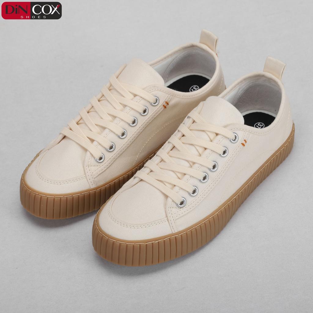 Giày Sneaker Vải Unisex DINCOX D27 Đơn Giản Hiện Đại White