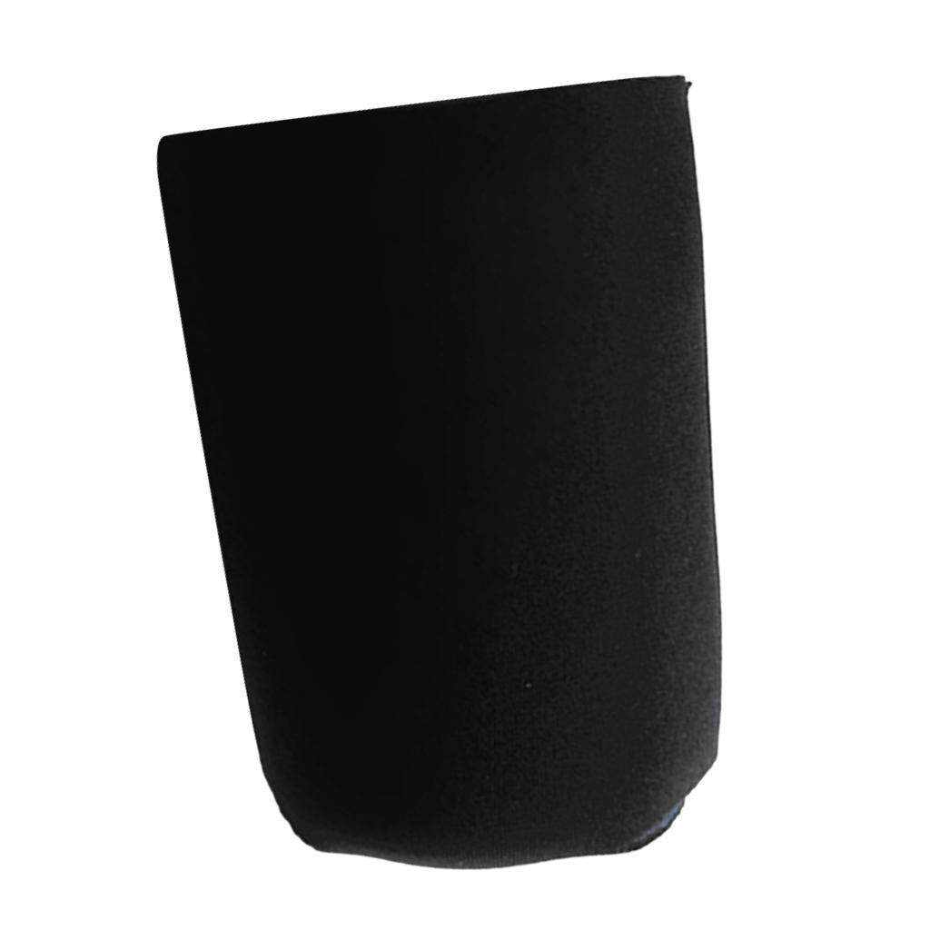 2 Pieces Classic Neoprene Insulated Beer Can Cooler Soda Sleeve Covers Wraps Black