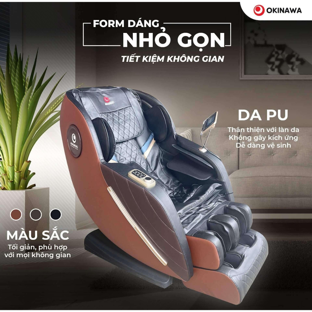 GHẾ MASSAGE OKINAWA OS 336 - CÔNG NGHỆ MASSAGE 3D