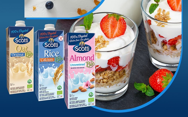 Sữa Yến Mạch Tự Nhiên thuần chay không thêm đường nhập khẩu ý RISO SCOTTI hộp 1 lít