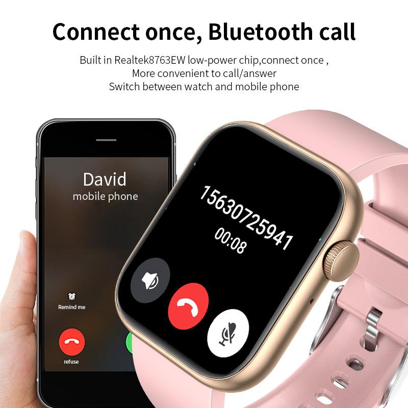 Đồng hồ thông minh qx7 Theo dõi nhịp tim 100 Chế độ thể thao Cuộc gọi Bluetooth Chống nước Theo dõi sức khỏe Đồng hồ thông minh Smartwatch dành cho nam