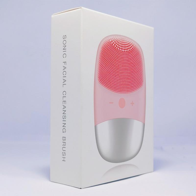 Mini USB Điện Mặt Làm Sạch Da Mặt Bàn Chải Foreoing Silicone Âm Làm Sạch Sâu Lỗ Chân Lông Chống Thấm Nước Chà Rửa Mặt Chăm Sóc Da