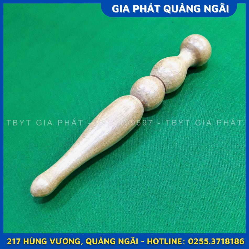 DỤNG CỤ ẤN HUYỆT HÌNH CON SÂU BẰNG GỖ BÁCH XANH MÁT XA LƯU THÔNG KHÍ HUYẾT ĐẢ THÔNG KINH MẠCH MH858