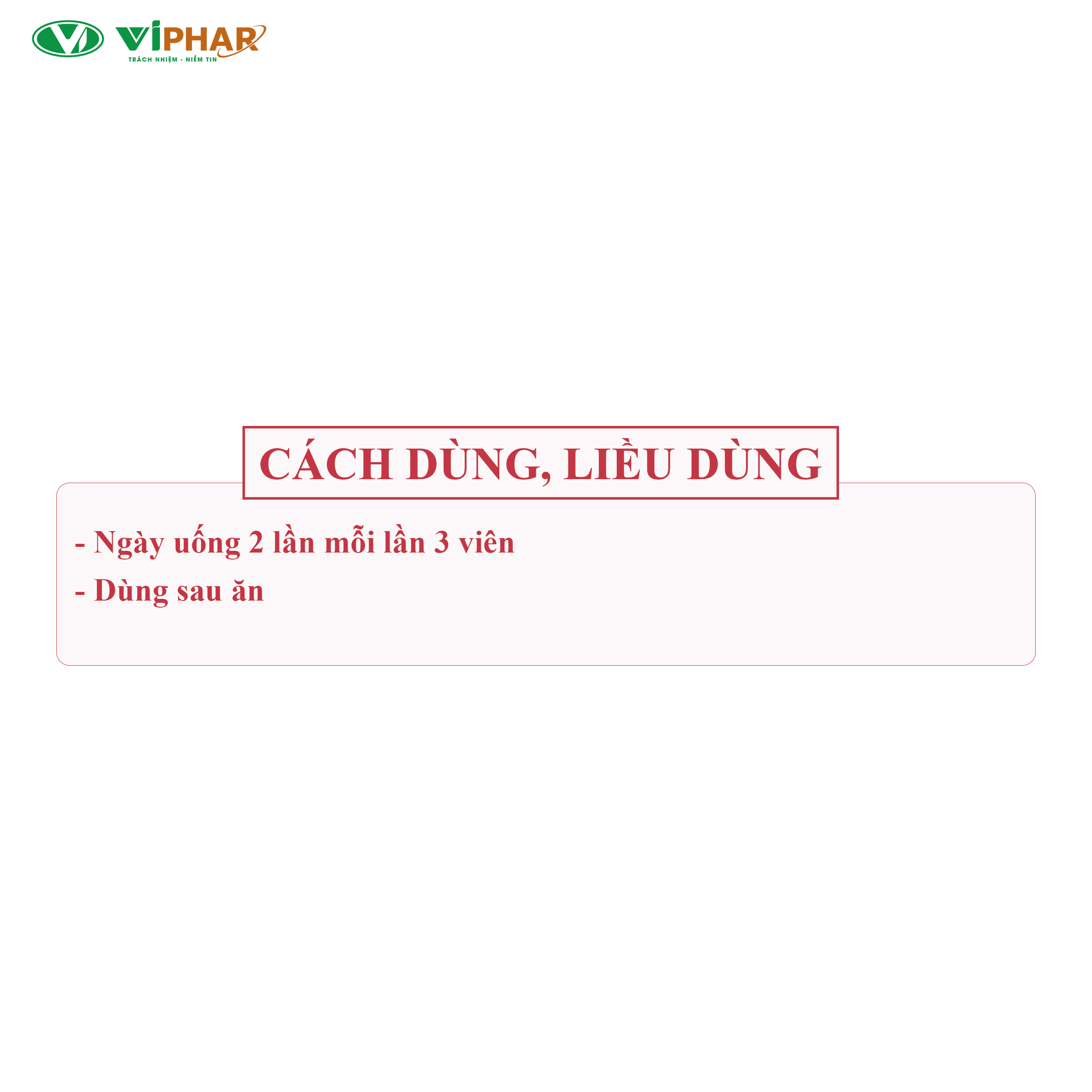 Viên Uống Giúp Tan Máu Bầm, Giảm Sưng Viêm, Giảm Đau Do Chấn Thương Phần Mềm, Phẫu Thuật, Spa TANMAUBAM VIPHAR Hộp 36 Viên