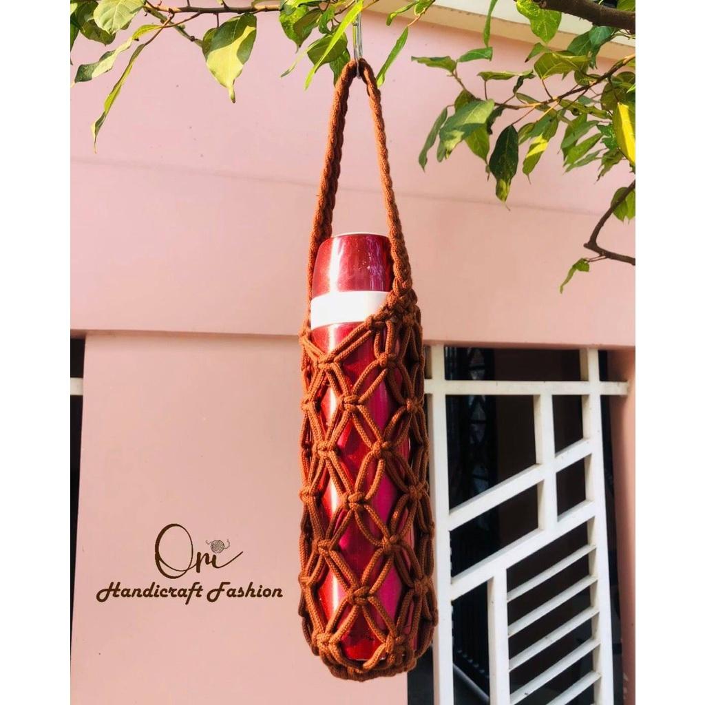 Túi Đựng Bình Giữ Nhiệt Macrame Handmade - mẫu 4