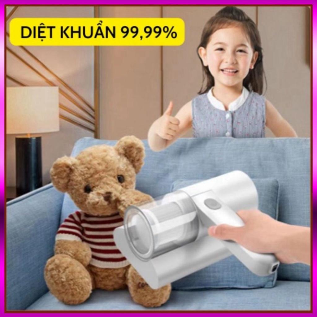 Máy hút bụi giường đệm SR-269, Máy hút bụi mini cầm tay không dây diệt khuẩn UV