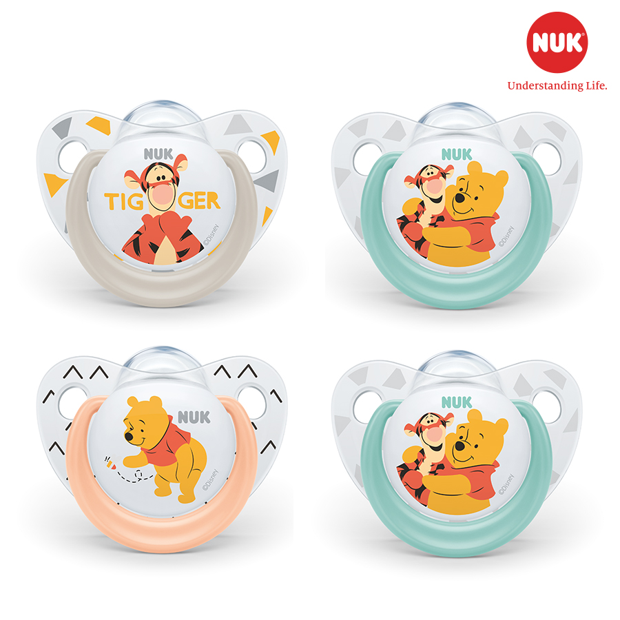 Bộ 2 Ti Giả Silicone Disney Sleeptime Nuk NU34340 (0-6 tháng) - Mẫu Ngẫu Nhiên