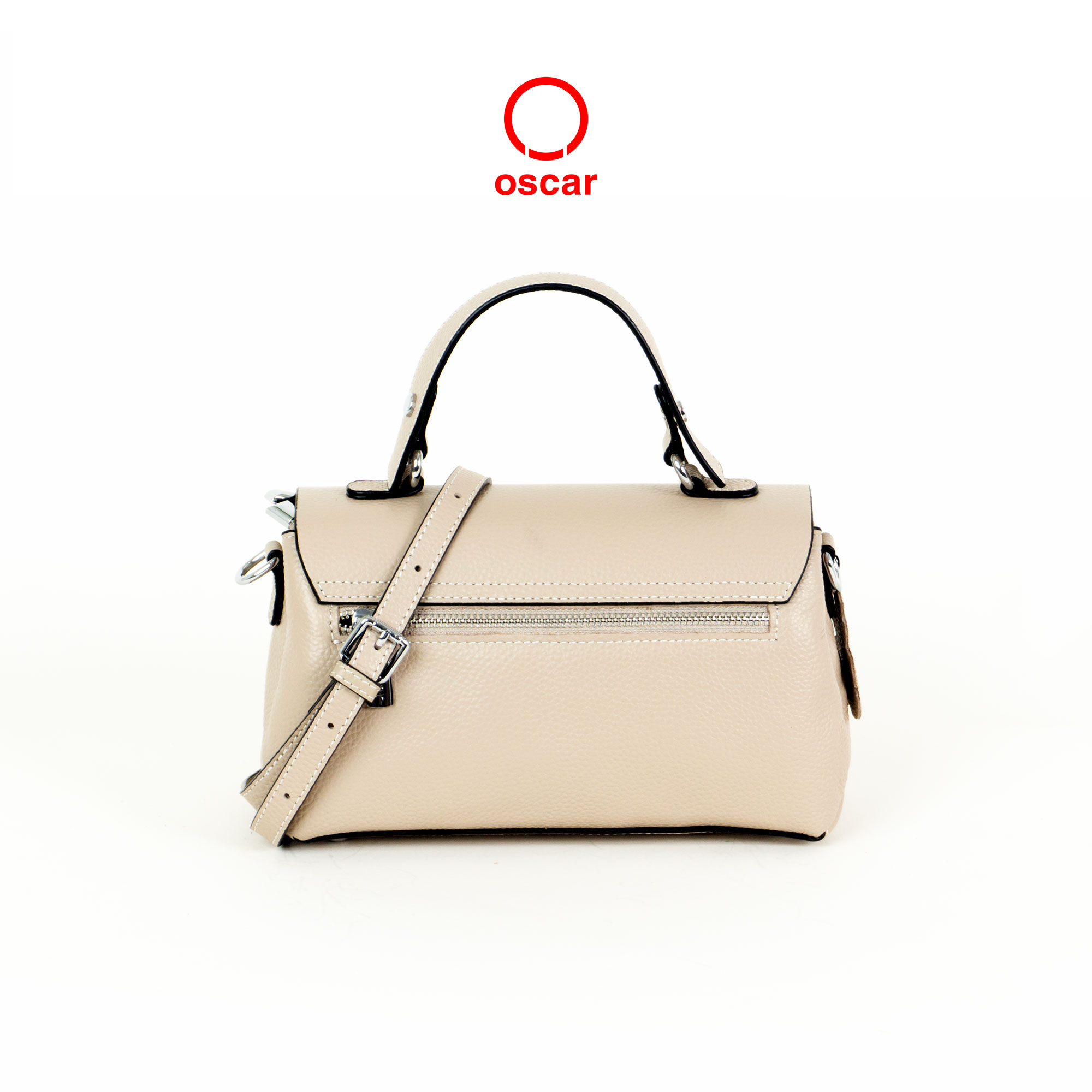 Túi Xách Oscar Nhấn Viền Phối Khóa Metallic OCWHBL 089