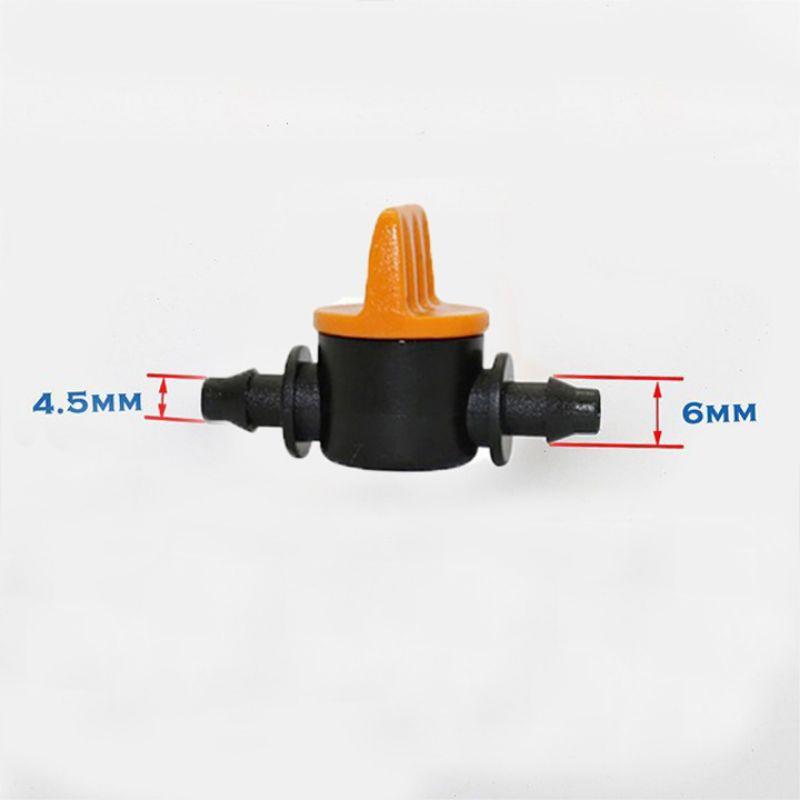 Van khởi thủy khoá ống LDFE 6 mm van khoá gắn Béc phun sương , tưới phun lan , cây kiểng