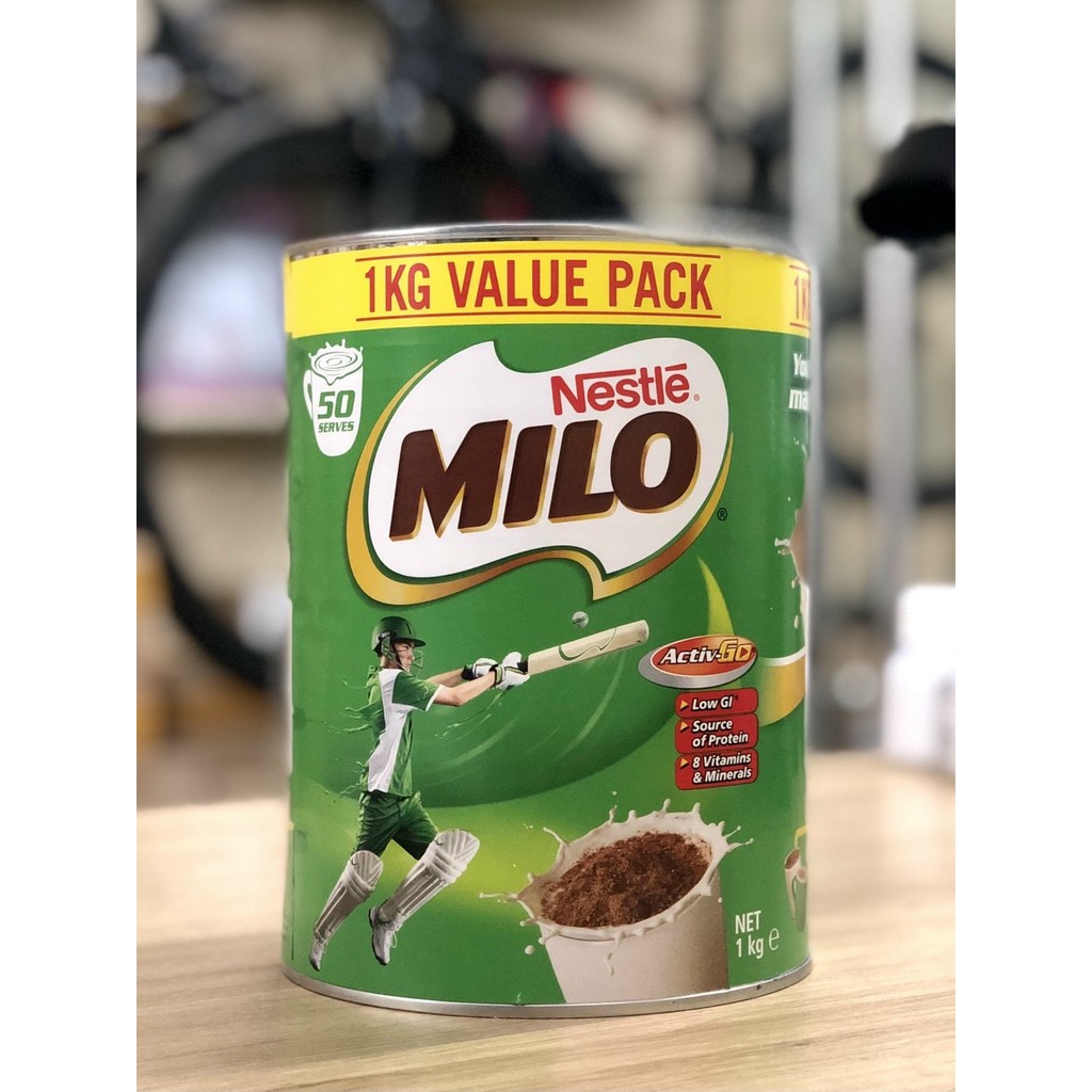 Sữa bột Milo 1kg nhập khẩu Úc