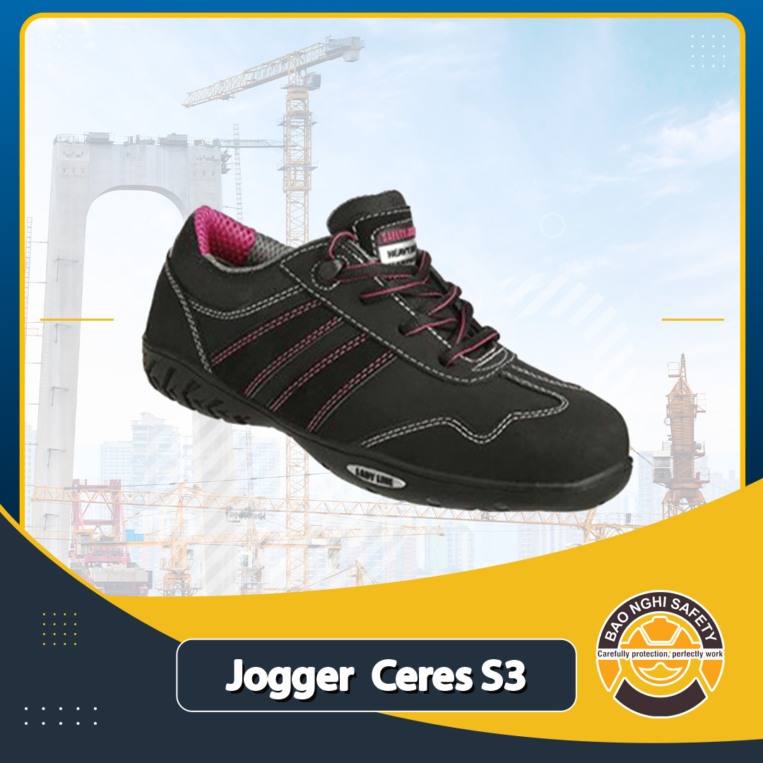 Giày bảo hộ lao động nữ, kiểu dáng thể thao, bền, đẹp Jogger Ceres S3