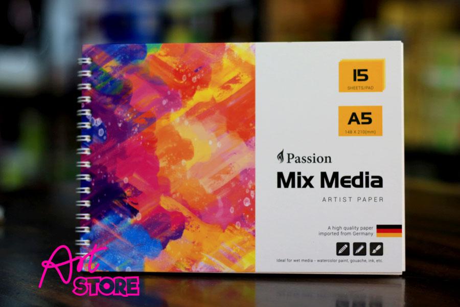 Sổ Passion Mix Media A5