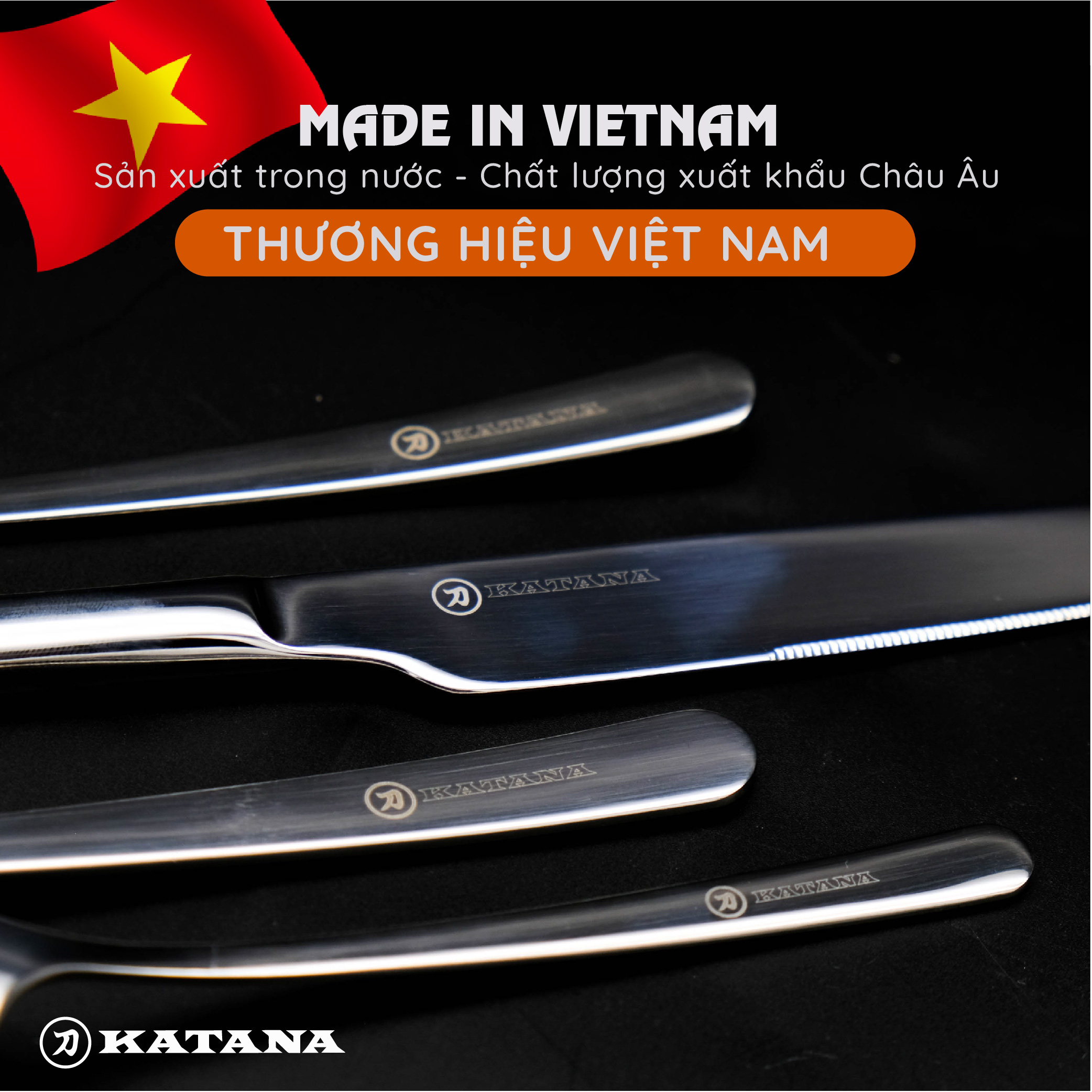 Set 16 dao dĩa ăn steak KATANA - KATA140