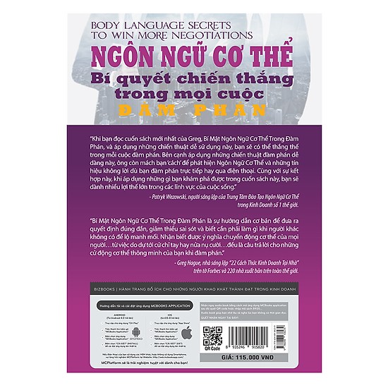 Ngôn Ngữ Cơ Thể - Bí Quyết Chiến Thắng Trong Mọi Cuộc Đàm Phán (Tặng kèm Booksmark)