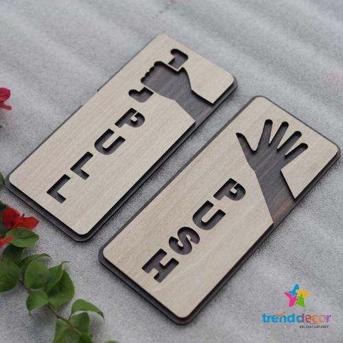 Bảng Gỗ Trang Trí Decor Bảng Gỗ Treo Cửa Wifi Hiện Đại Đẹp Trang Trí Nhà Và Quán Cafe