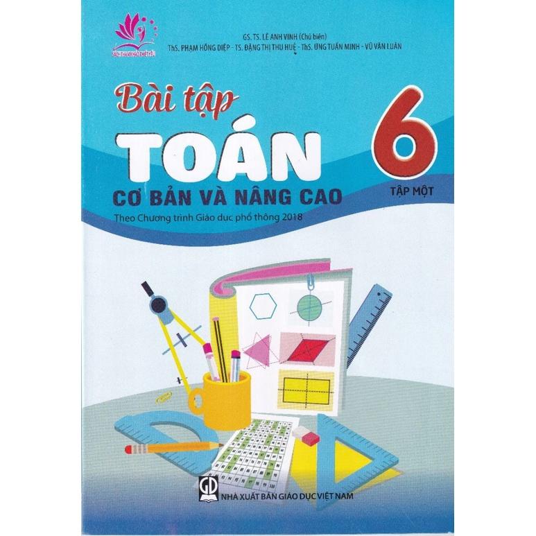 Sách - Combo Bài tập toán cơ bản và nâng cao 6 (Tập 1+Tập 2)