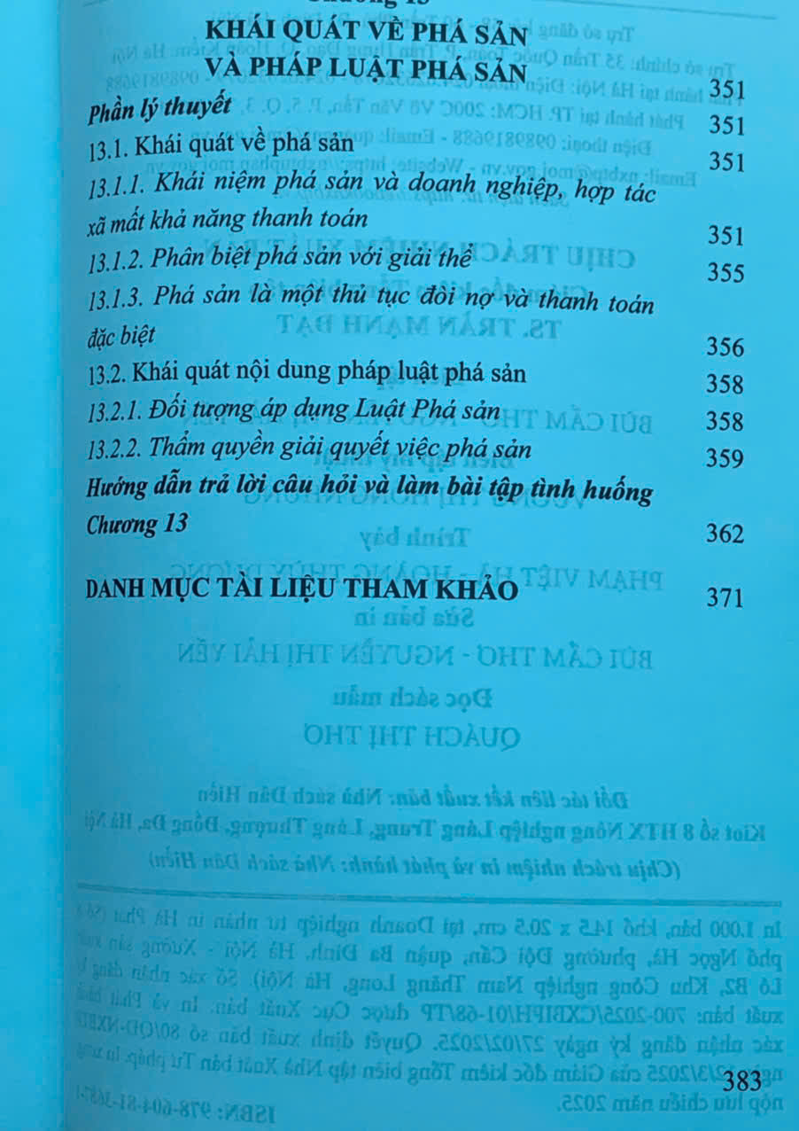 Hướng Dẫn Môn Học Luật Thương Mại (tập 1 và 2)