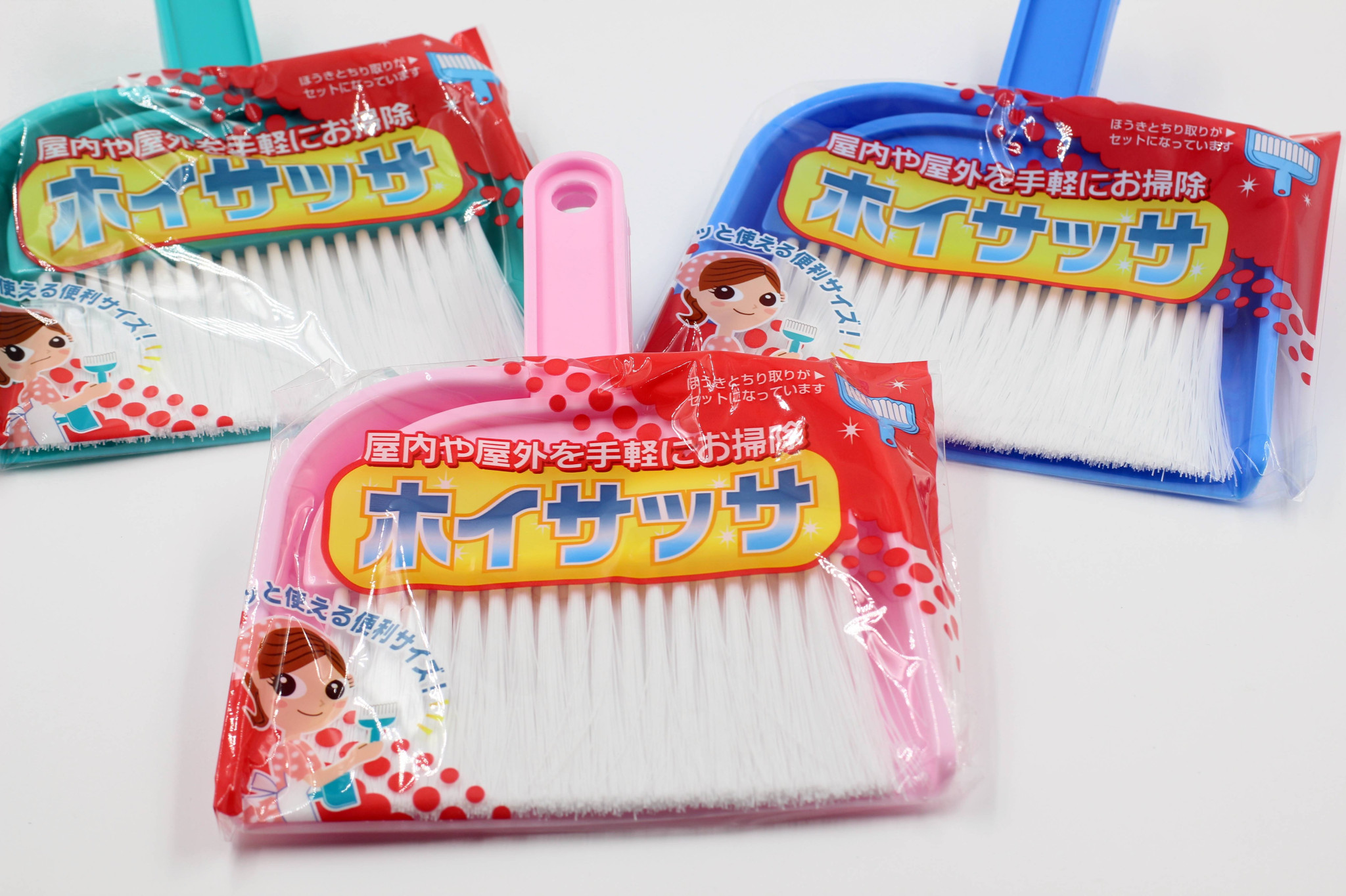 Bộ 3 bộ chổi quét bụi và xẻng hót mini cao cấp - Hàng Nội Địa Nhật