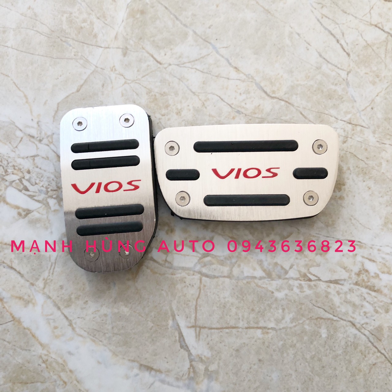Bộ Ốp Chân Phanh - Chân Ga Dành Cho Xe TOYOTA VIOS
