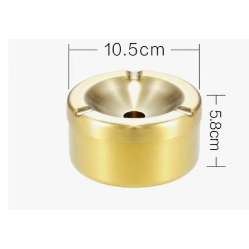 Gạt tàn inox vàng 304 phong cách hiện đại