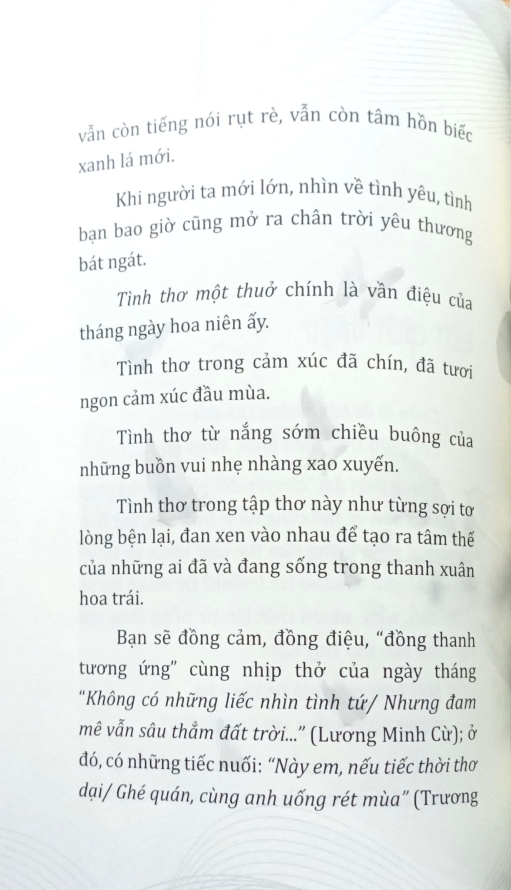 Tuyển Tập Thơ Tình - Tình Thơ Một Thuở