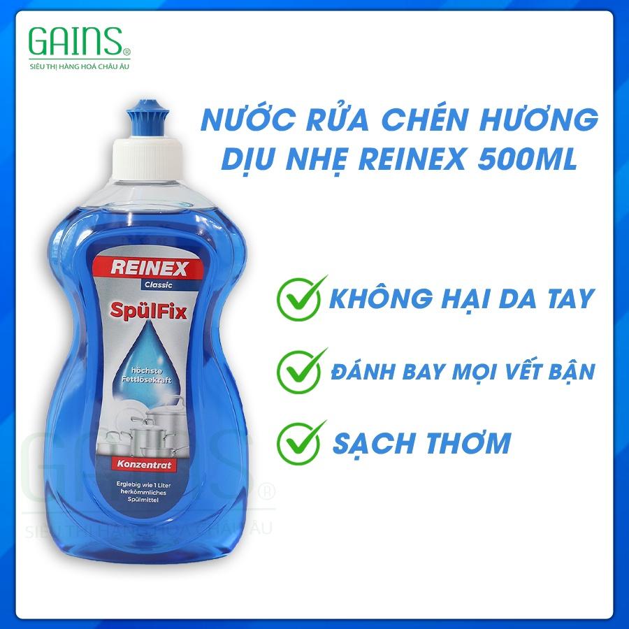 Nước Rửa Chén Đậm Đặc Hương Dịu Nhẹ Reinex 500 Ml