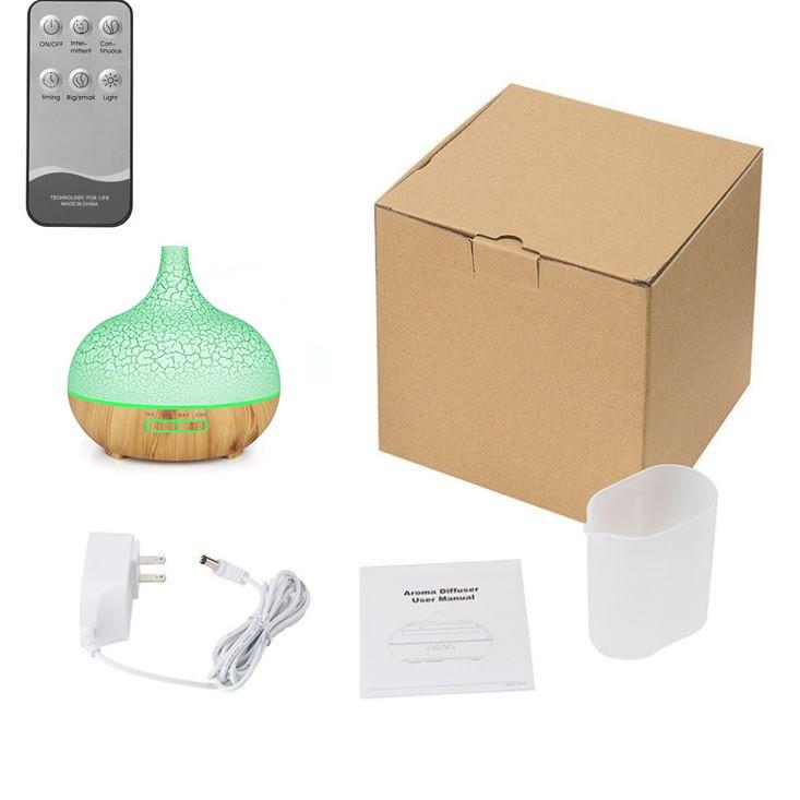 Máy xông tinh dầu phòng ngủ - máy khuếch tán tinh dầu BÍ NGÔ HOA VĂN 550ml -