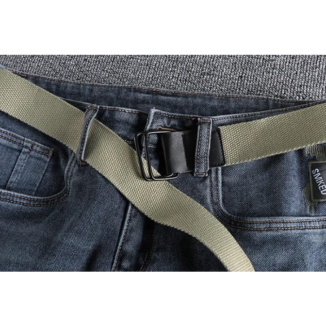 Quần short jean phong cách Retro - xanh
