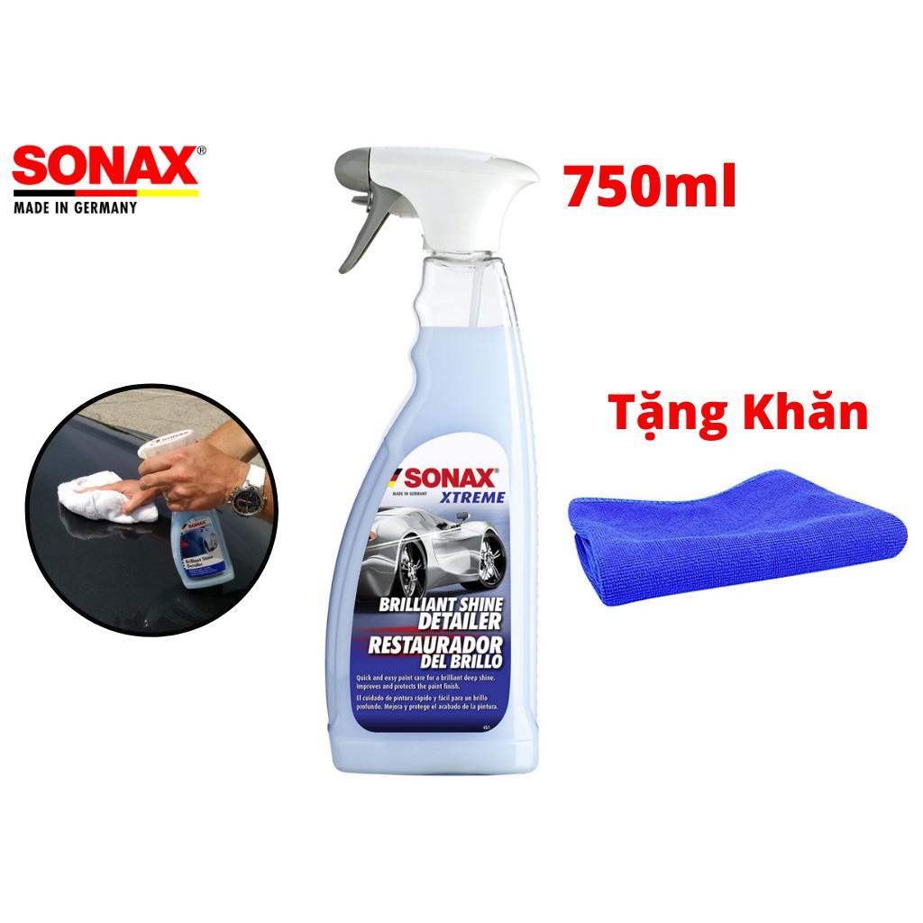 Dung Dịch Làm Bóng Nhanh Sơn Xe Sonax Xtreme 287400 750ml Tặng Khăn