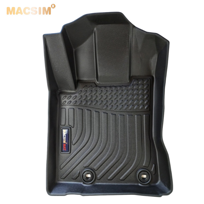 Thảm lót sàn xe ô tô Toyota Rush 2017- nay Nhãn hiệu Macsim chất liệu nhựa TPE cao cấp màu đen