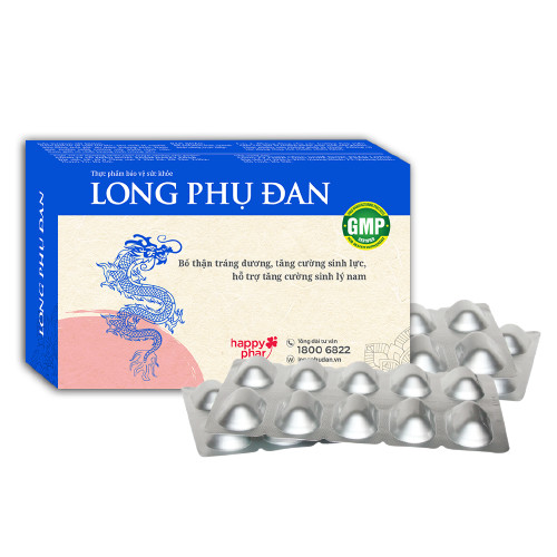 Long Phụ Đan - Viên uống bổ dương, cải thiện Tinh trùng, hỗ trợ thụ thai hộp 40 viên