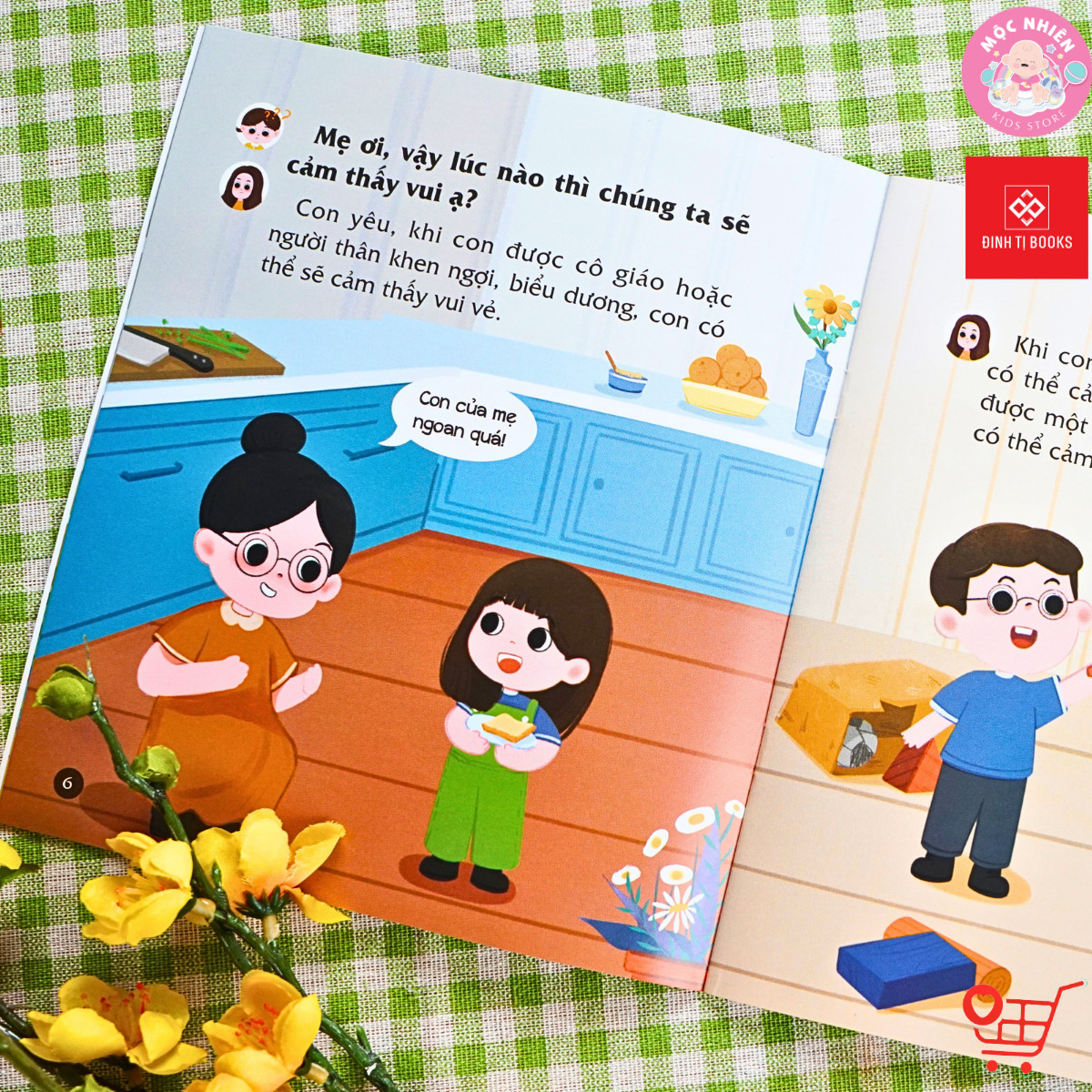 Sách - Cùng con nuôi dưỡng cảm xúc tích cực - Đinh Tị Books