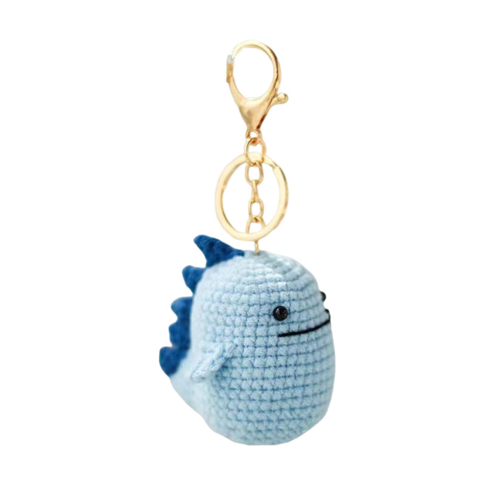 Handmade Crochet Doll kit Dinosaur Needlework Birthday Gift Make Your Own Handmade Doll Crochet Kit for Beginner Crafts