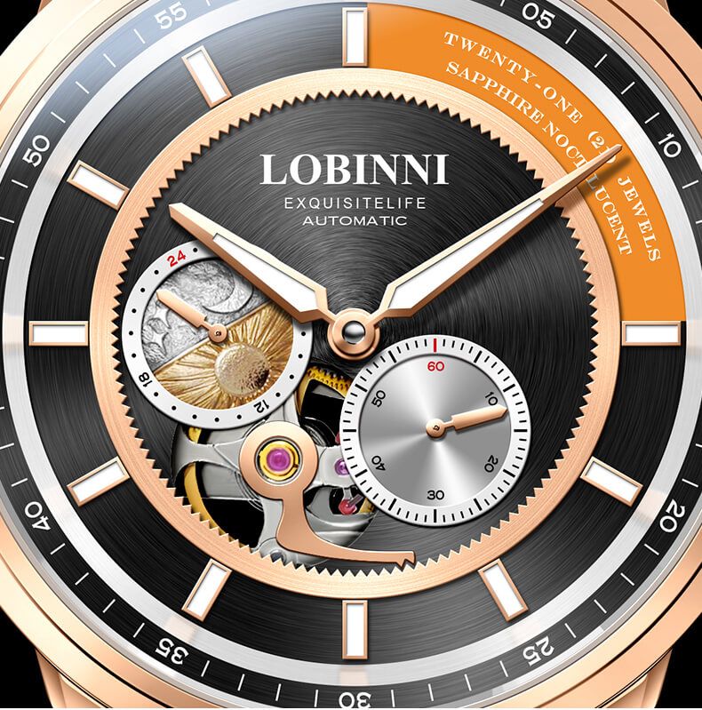 Đồng hồ nam chính hãng Lobinni No.9017-2