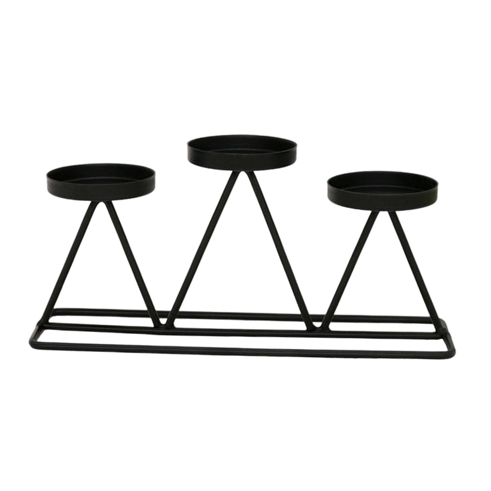 Candle Holder Tealight Iron Candlestick for Holiday Table Centerpieces Decoration