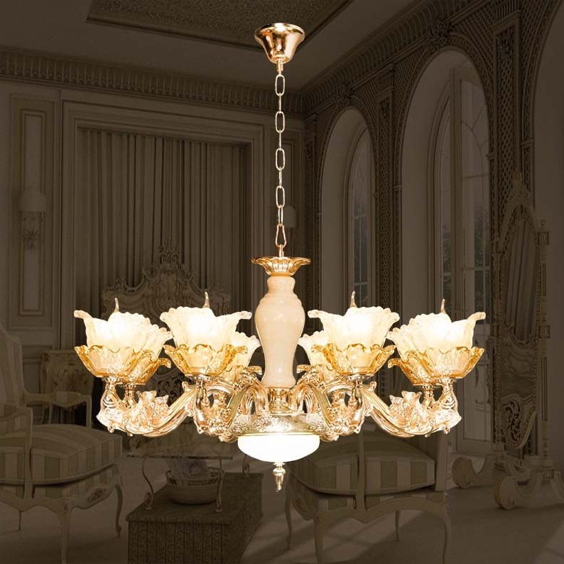 Đèn chùm pha lê nến cao cấp CN9846-8 thiết kế sang trọng, cổ điển 8 tay