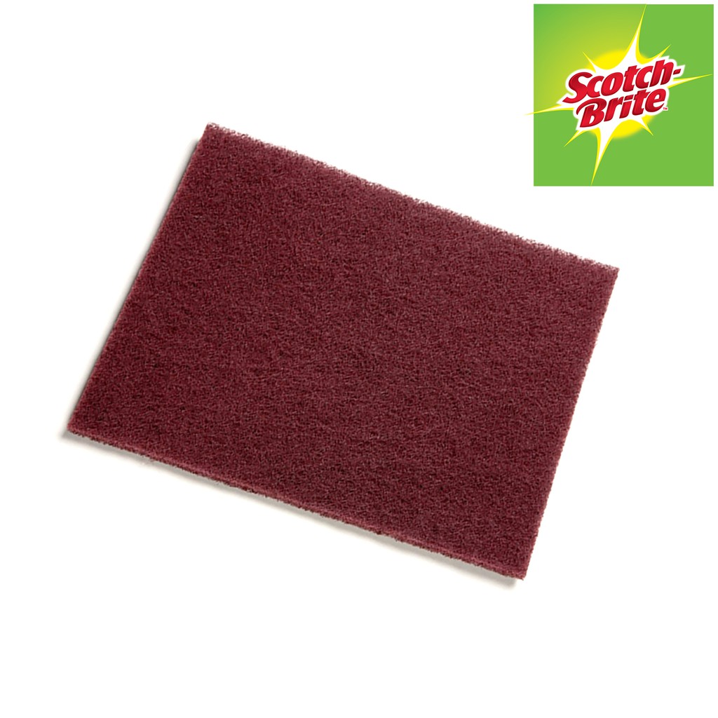 Gói 4 Miếng Chữ Nhật Cước cọ rửa Scotch Brite 3M 7447 Mạnh hơn inox