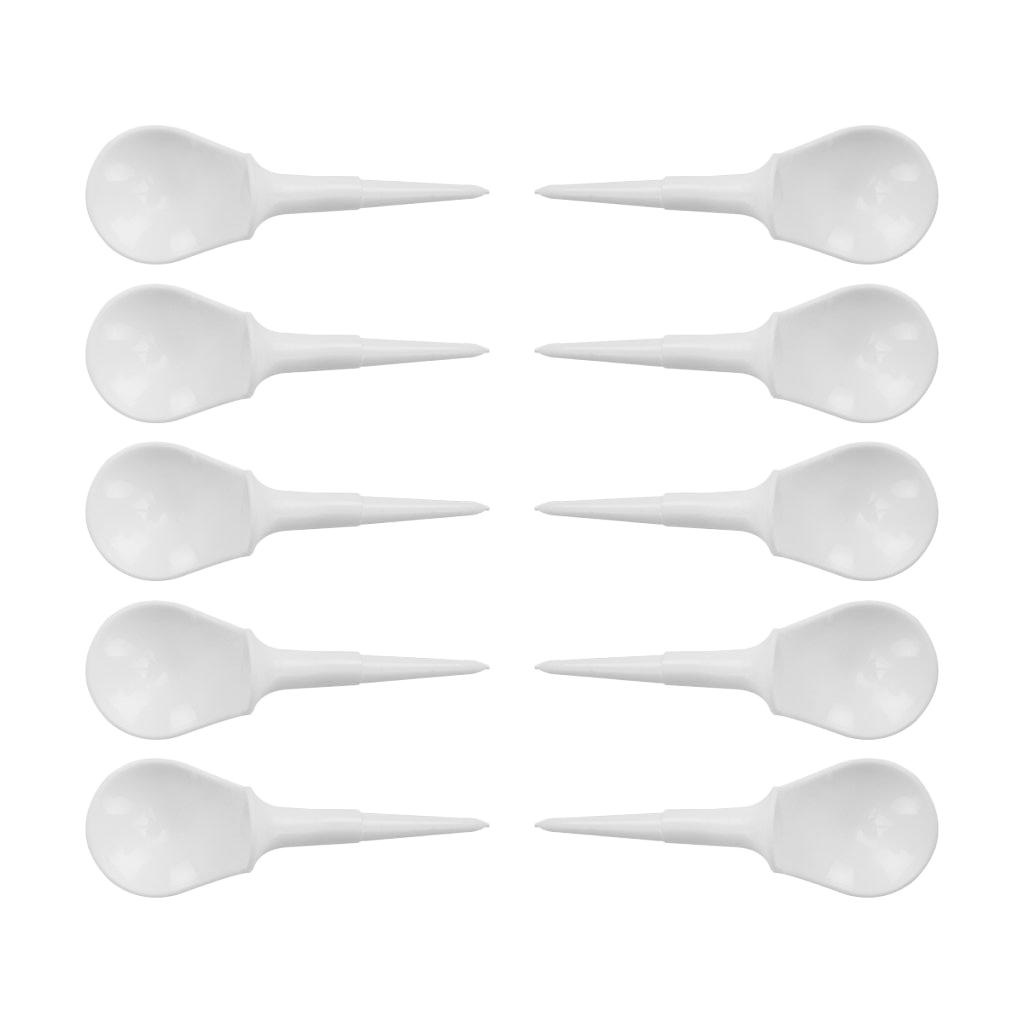 10 Pcs Plastic Anti-Slice Golf Tees Chair-shaped Tees Divot Tools White