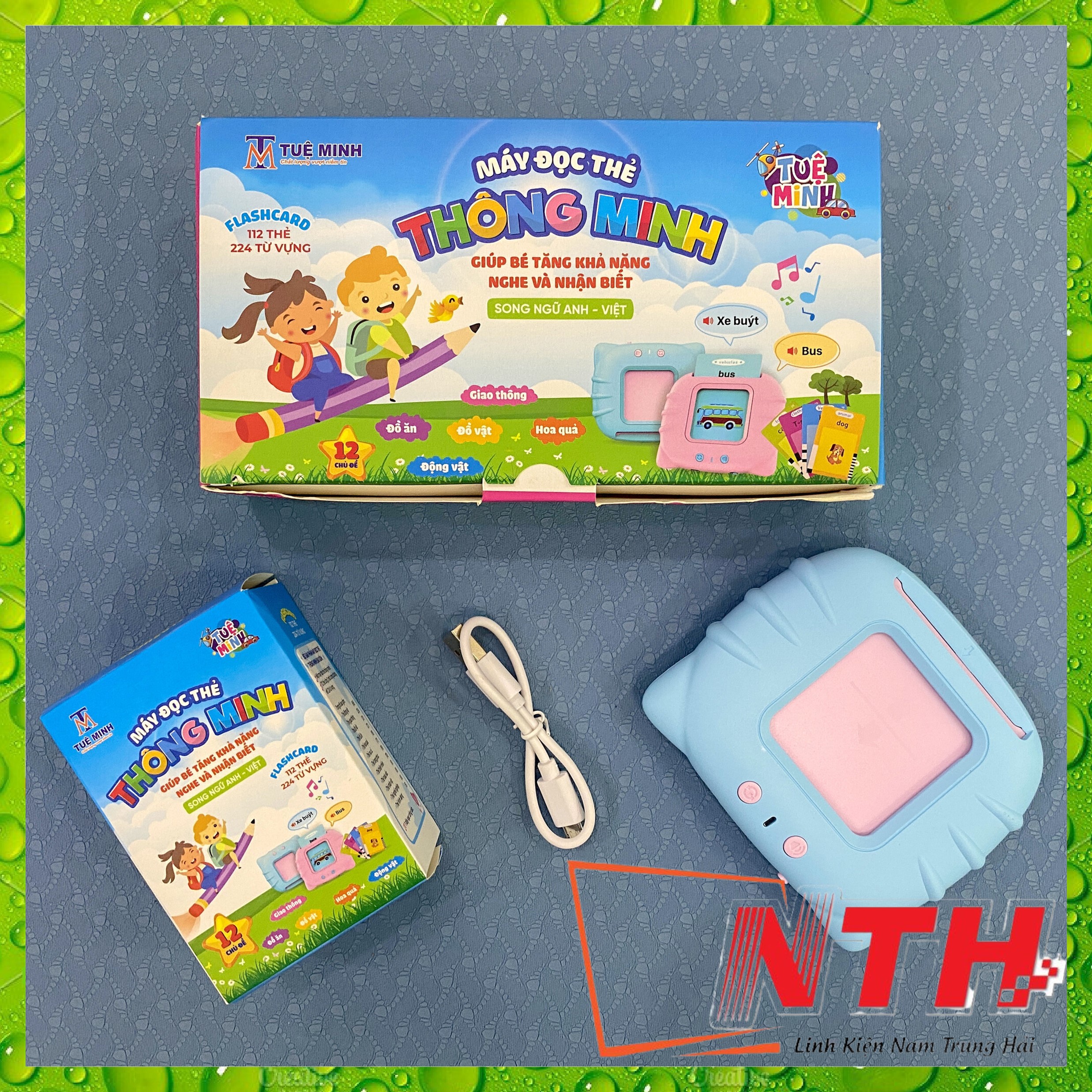 Máy đọc thẻ tiếng anh flashcard song ngữ Anh Việt cho bé loại 1
