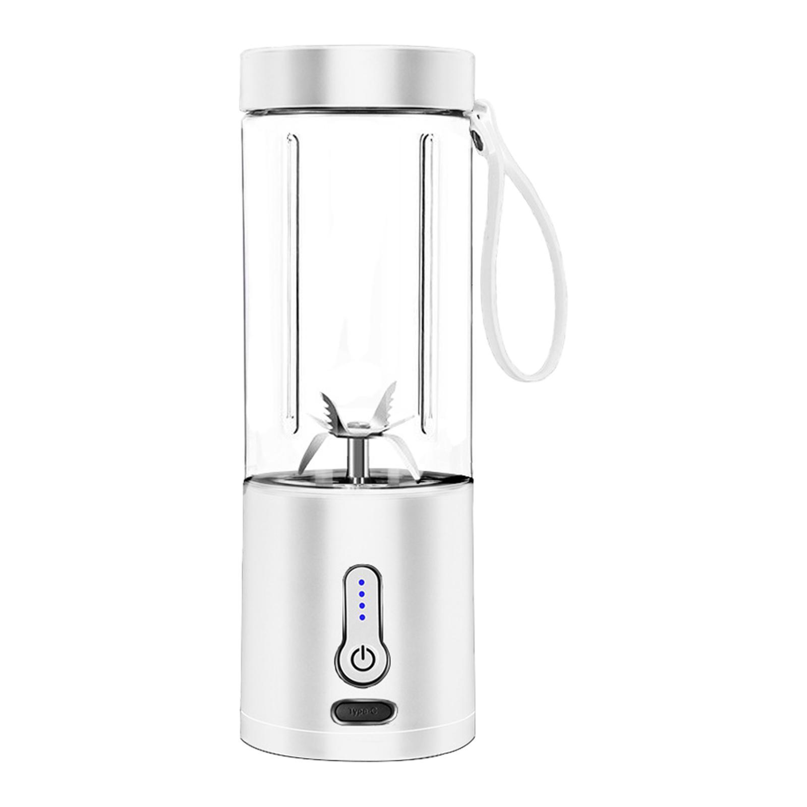 Portable Fruit Blender Mixer USB Rechargeable Juicer Cup for Office Travel