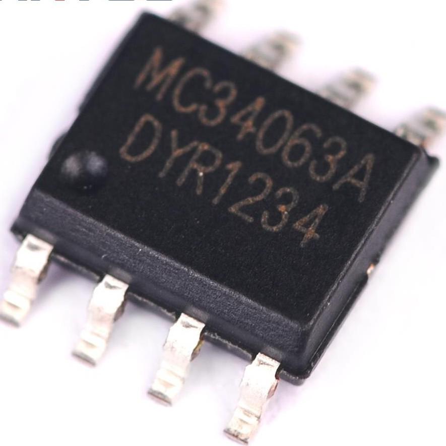 MC34063A hoặc 063AC DC/DC SOP-8 MC34063 063AC IC điều khiển mạch nguồn +DC sang -DC