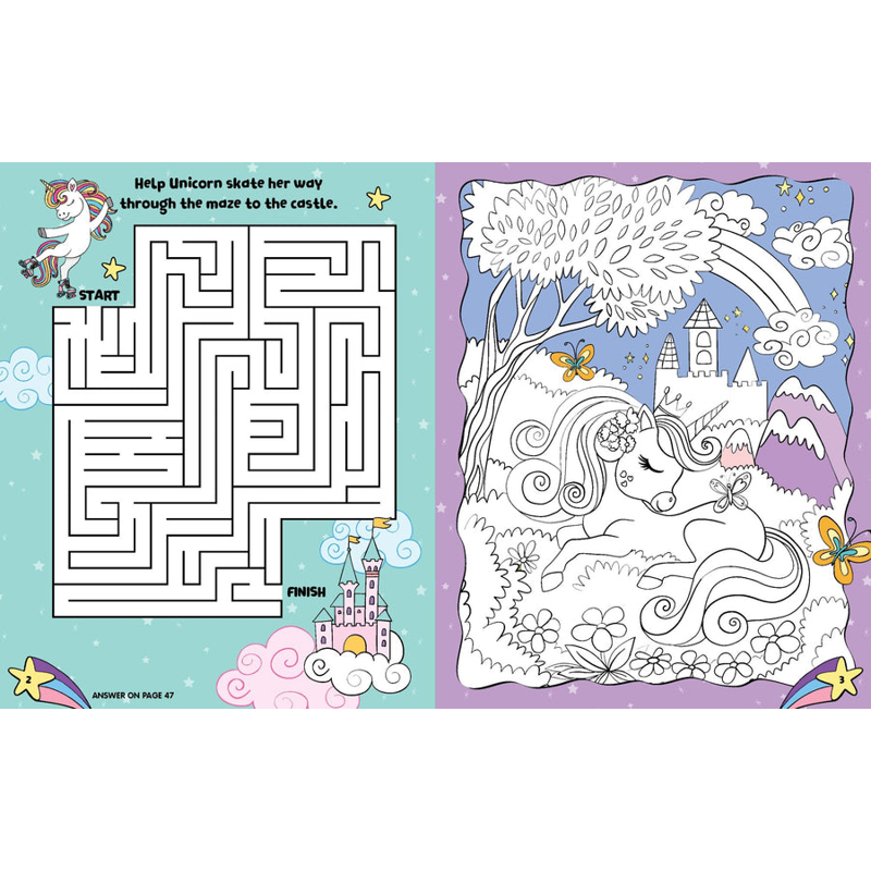 Sách Unicorn - Puffy Sticker Book
