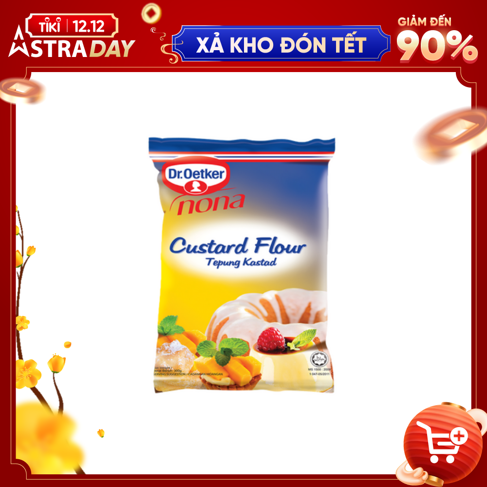 Bột Làm Bánh Custard Dr. Oetker 300g (Thương Hiệu Đức - SX Malaysia) - Date 30/04/2024